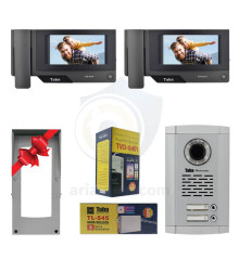پکیج کامل آیفون تصویری 2 واحدی تابا TVD-3070 (مشکی)