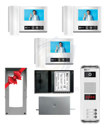 پکیج کامل 3 واحدی تکنما VDP-D43 (سفید)