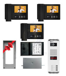 پکیج کامل 3 واحدی تکنما VDP-D43 (مشکی)