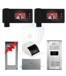 پکیج کامل 2 واحدی آلدو V414M مشکی (حافظه دار)