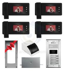 پکیج کامل 4 واحدی آلدو V414M مشکی (حافظه دار)