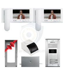 پکیج کامل 2 واحدی آلدو V725M سفید (حافظه دار)