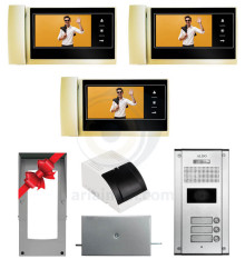 پکیج کامل 3 واحدی آلدو V727M طلایی (حافظه دار)