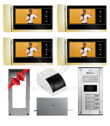 پکیج کامل 4 واحدی آلدو V727M طلایی (حافظه دار)