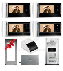 پکیج کامل 4 واحدی آلدو V727 نقره ای (بدون حافظه)