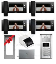 پکیج کامل 4 واحدی آلدو V728M مشکی (حافظه دار)