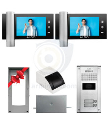 پکیج کامل 2 واحدی آلدو V728 نقره ای (بدون حافظه)
