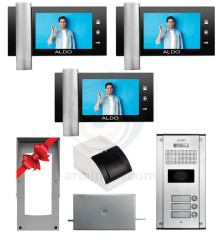 پکیج کامل 3 واحدی آلدو V728 نقره ای (بدون حافظه)