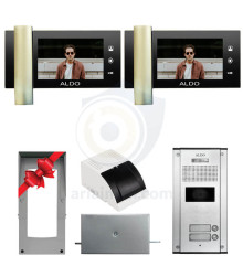 پکیج کامل 2 واحدی آلدو V728M طلایی (حافظه دار)