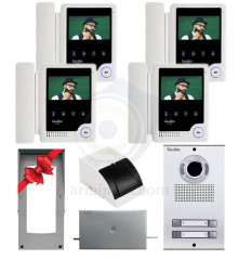 پکیج کامل آیفون تصویری 4 واحدی کالیوز CU-432MI