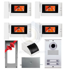 پکیج کامل آیفون تصویری 4 واحدی کالیوز CU-B41