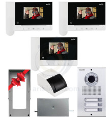 پکیج کامل آیفون تصویری 3 واحدی کالیوز CU-S43