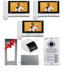 پکیج کامل آیفون تصویری 3 واحدی کالیوز CU-S72