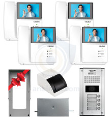 پکیج کامل آیفون تصویری 4 واحدی سوزوکی SZ-413M