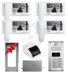 پکیج کامل آیفون تصویری 4 واحدی سوزوکی SZ-725