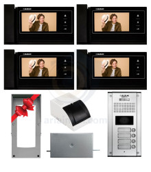 پکیج کامل 4 واحدی سوزوکی مشکی SZ-727i (بدون حافظه)