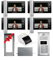 پکیج کامل 4 واحدی سوزوکی نقره ای SZ-730i (بدون حافظه)