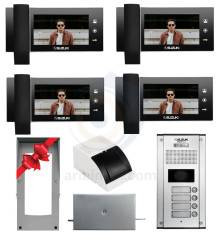 پکیج کامل 4 واحدی سوزوکی مشکی SZ-730i (بدون حافظه)