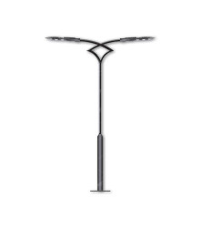 چراغ حیاطی و پارکی شعاع مدل Cobra-Double Sided-06