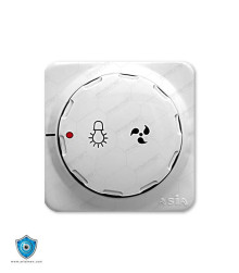 کلید و پریز آسیا الکتریک مدل رز روکار