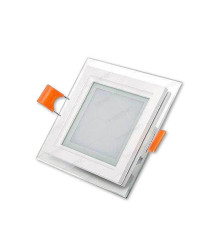 پنل مربع گرد بُر 8 دور شیشه زانیس 6 وات