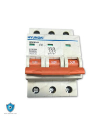 کلید مینیاتوری سه پل 10 آمپر هیوندای