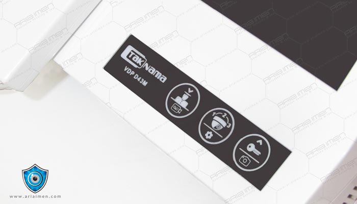 آیفون تصویری تکنما مدل VDP-D43M